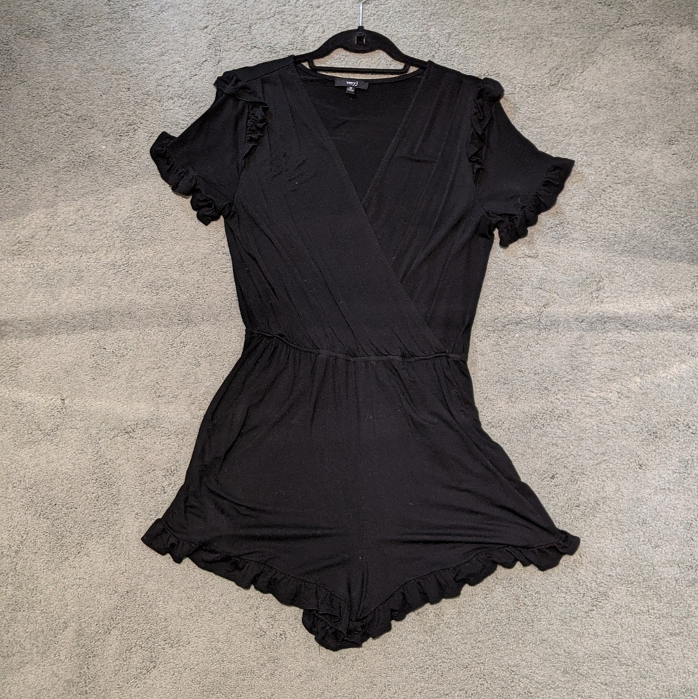 Boutique Black Romper Size M